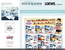 Tablet Screenshot of hickmann.de